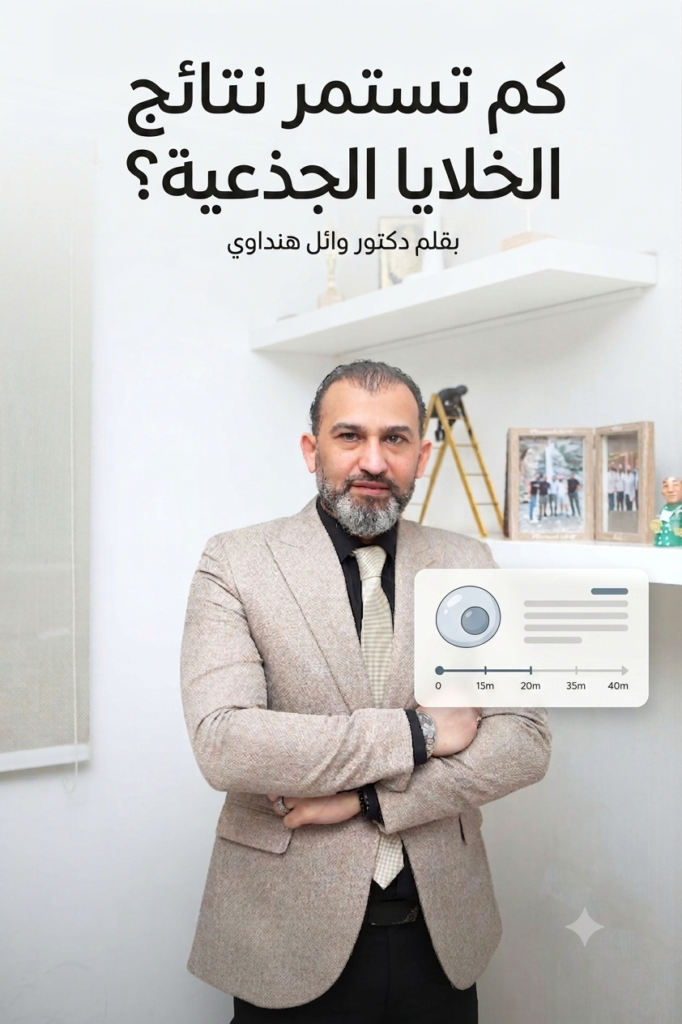 مدة إستمرار نتائج الخلايا الجذعية